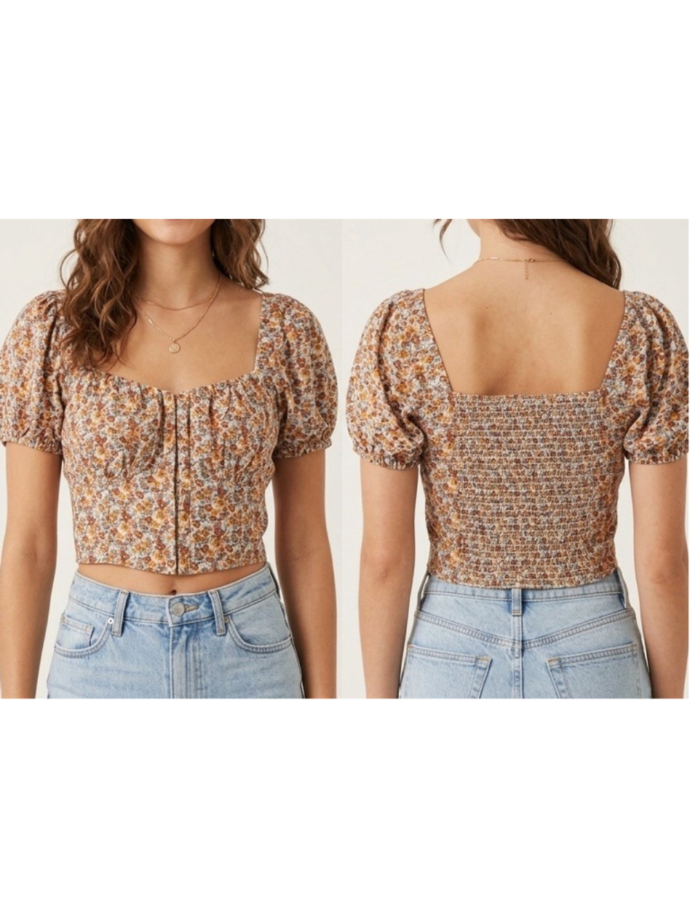 Aeropostale Floral Crop Top Size M In New Condition